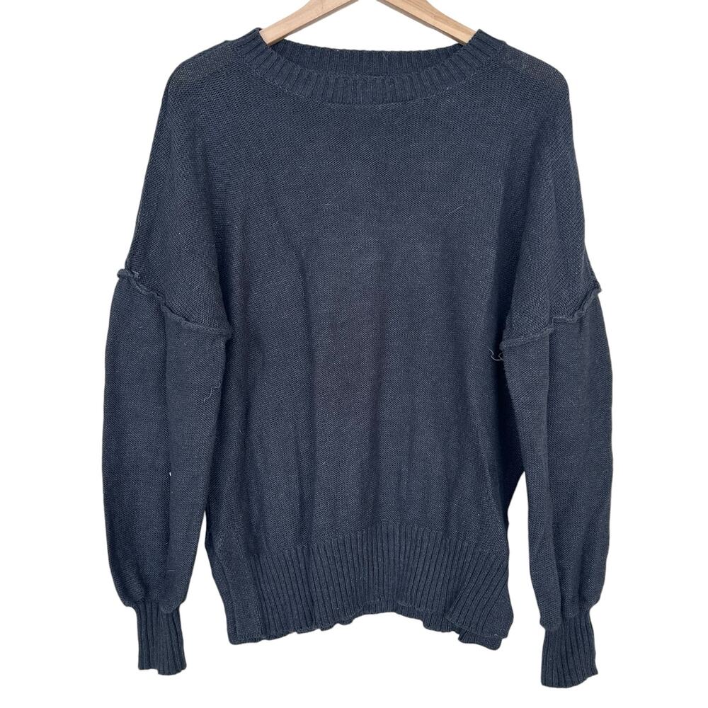 BDG Urban Outfitters Gray Balloon Sleeve Knit Sweater Sz S
